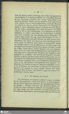 § 6. Die Säuren und Basen
