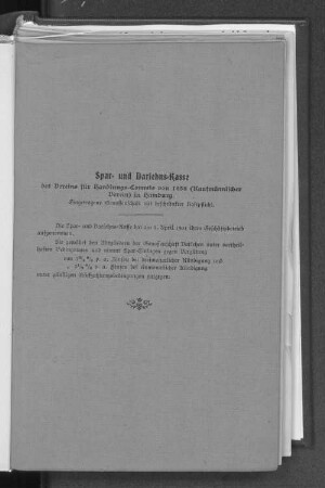 Spar- und Darlehns-Kasse