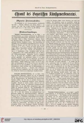 Chronik des Bayerischen Kunstgewerbevereins