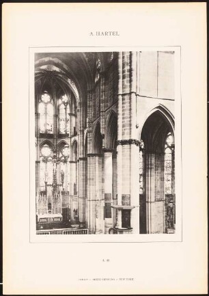 Liebfrauenkirche, Trier: Innenansicht (aus: Architekton. Details u. Ornamente der kirchlichen Baukunst in den Stilarten d. Mittelalters, 1. Serie, 1896)
