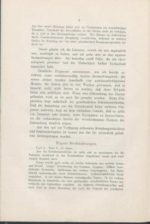 Eigene Beobachtungen.
