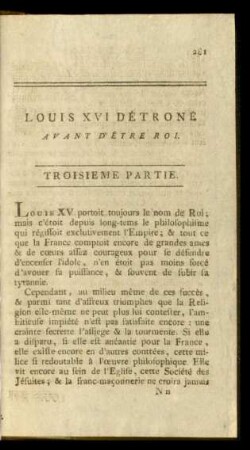Troisieme partie