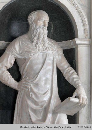 Johannes der Evangelist - Grabmal Clemens' VII., Detail: Johannes Ev.