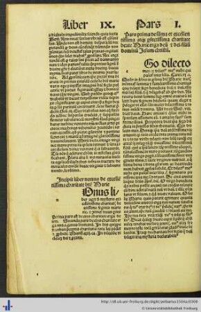 Liber IX. De Charitate.