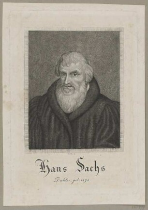 Bildnis des Hans Sachs