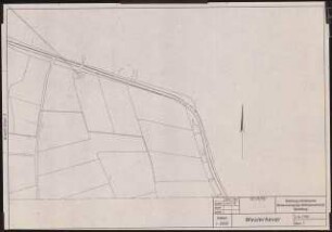 Planung für Westerhever: Planungsunterlage: Stromleitungskarte Westerhever 1:2000