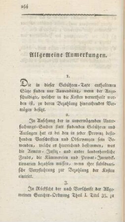 Allgemeine Anmerkungen.
