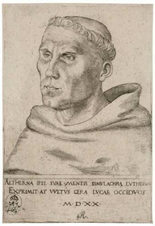 Bildnis Luther, Martin (als Augustinermönch)