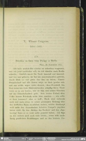 X. Wiener Congress : 1814-1815