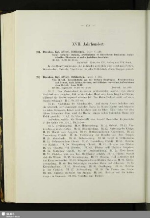 XVII. Jahrhundert