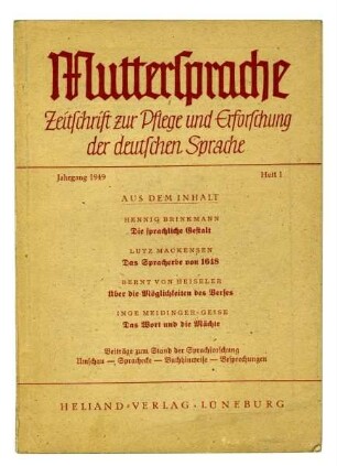 Muttersprache