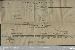 Landgraviorum Hassiae Dynastia E Ducibus Brabantinis