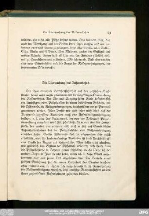 Die Überwachung des Reiseverkehrs.