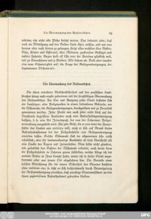 Die Überwachung des Reiseverkehrs.