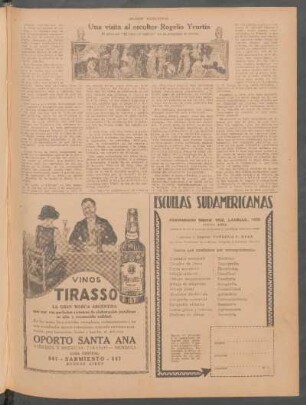 Una visita al escultor Rogelio Yrurtia : El autor de "El canto al trabajo" en su intimidad de artista
