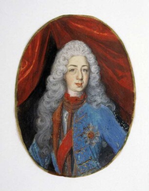 Bildnisminiatur Erbprinz Ludwig Georg von Baden-Baden