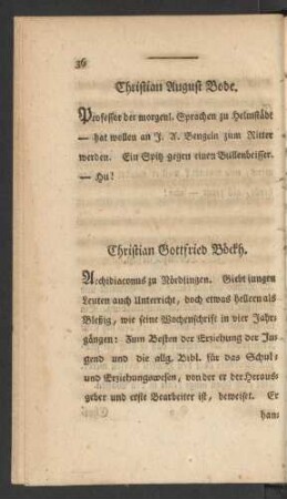 Christian Gottfried Böckh.