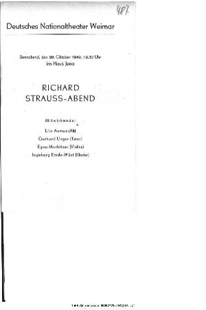 Richard Strauss-Abend