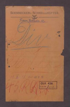 Befehle der 45. Reserve-Division und der Landwehr-Brigade