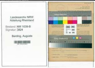 Entnazifizierung Auguste Berding , geb. 23.08.1893 ()