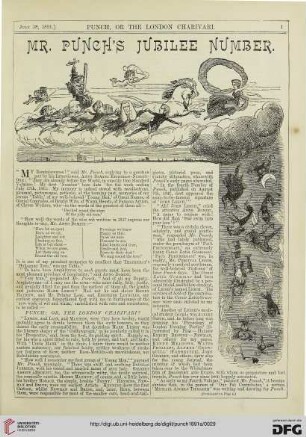 Mr. Punch's Jubilee Number – July 18, 1891
