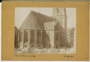 Nikolaikirche, Berlin: Choransicht (aus: Skizzen- und Fotoalbum 12)