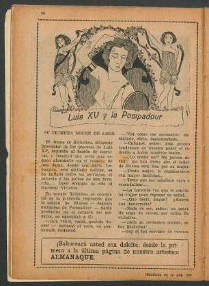 Luis XV y la Pompadour