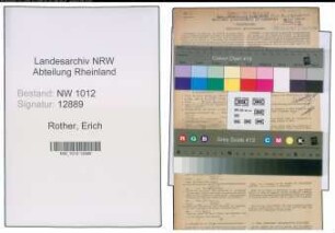 Entnazifizierung Erich Rother , geb. 01.03.1902 (Gemeindebeamter)