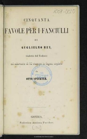 Cinquanta favole per i fanciulli
