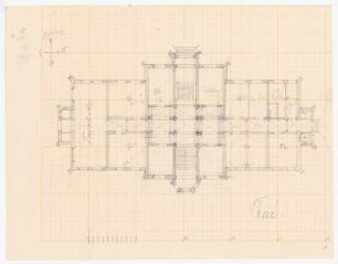Gymnasium, Waldenburg: Vorentwurf: Grundriss