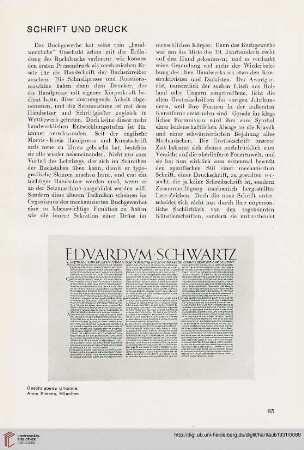 Schrift und Druck