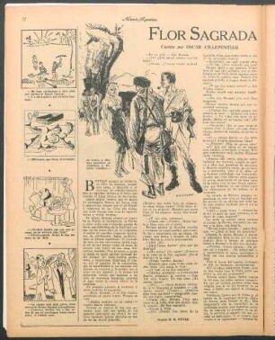 Flor sagrada : Cuento por Oscar Charpentier