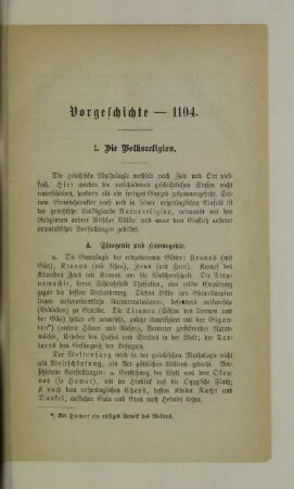 Vorgeschichte - 1104