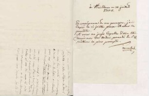 von Massenbach an Karoline Luise von Baden (Heilbronn)
