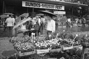 6. Karlsruher Geranienmarkt des Verbands badischer Gartenbaubetriebe auf dem Festplatz