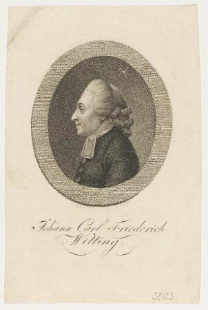Bildnis des Johann Carl Friederich Witting