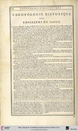 Chronologie historique des empereurs du Japon