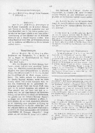 Berichtigungen und Ergänzungen
