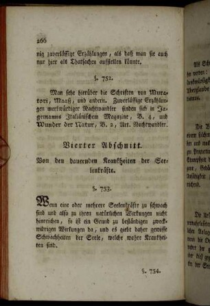 Vierter Abschnitt. Von den dauernden Krankheiten der Seelenkräfte.