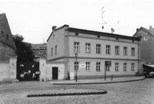 Torgau, Kurstraße 15. Wohnhaus (19. Jh.). Straßenansicht