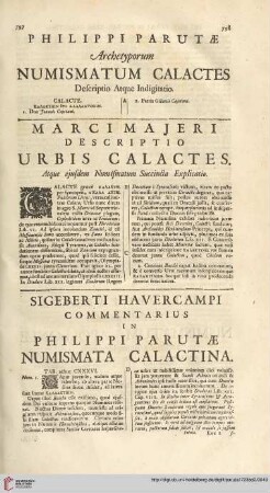 Philippi Parutae Archetyporum numismatum Calactes […]