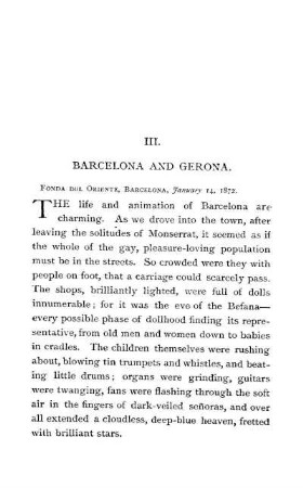 III. - BARCELONA AND GERONA