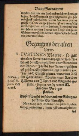 Gezeugnis der alten Lerer.