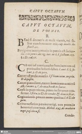 Caput Octavum. De Poenis