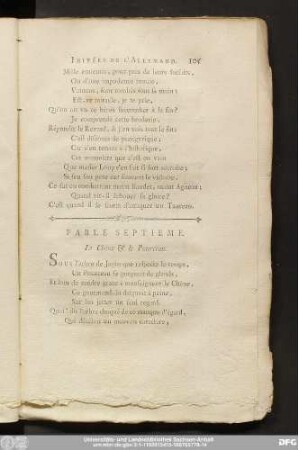 Fable Septieme. Le Chêne & le Pourceau.