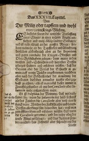 Das XXXVII. Capittel. - Das XLII. Capittel.