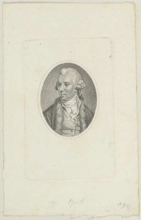Bildnis des Christoph Wilhelm Bock