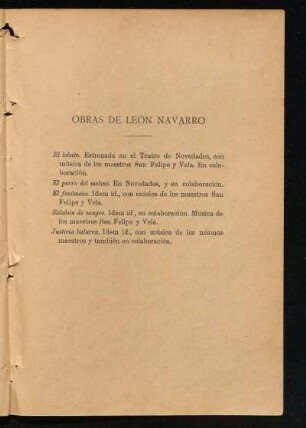 Obras de León Navarro