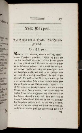 Der Cörper.