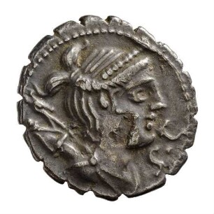 Münze, Denar (serratus), 79 v. Chr.